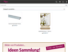Tablet Screenshot of gardinen-for-life.de